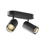 SLV Asto Aluminium Spot Czarny | Nadaje Się Do 2x GU10