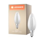 Ledvance Classic LED E14 świeca Włókno Matowy 5.5W 806lm - 827 Bardzo Ciepła Biel | Zamienne 60W