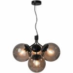 Nordlux Lampa wisząca Ivona 4x E27 Czarny - Metal | Max. 28W