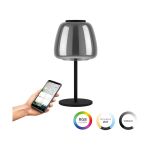 Eglo Lampa Stołowa Alfero-Z Stal Czarny 7.7W 1000lm - 827-865 Przestrajalny Valkoinen + RGB | IP20 - Zigbee Ściemnianie