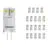 Opakowanie 20x Ledvance Performance LED Capsule G4 Przezroczysty 0.9W 100lm - 827 Bardzo Ciepła Biel | Zamienne 10W