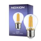 Noxion Lucent LED E27 Piłka Włókno Przezroczysty 4.5W 470lm - 827 Bardzo Ciepła Biel | Zamienne 40W