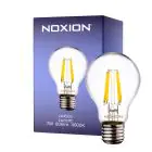 Noxion Lucent LED E27 Gruszka Włókno Przezroczysty 7W 806lm - 840 Zimna Biel | Zamienne 60W