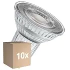 Opakowanie 10x Ledvance LED Spot GU10 PAR16 6.1W 575lm 60D - 940 Zimna Biel | Najlepsze Renderowanie Kolorów - Ściemnianie - Zamienne 80W