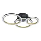 Eglo Lampa sufitowa Calliera Stal Czarny, Mosiądz 20W 2500lm - 830 Ciepła Biel | Ściemnianie